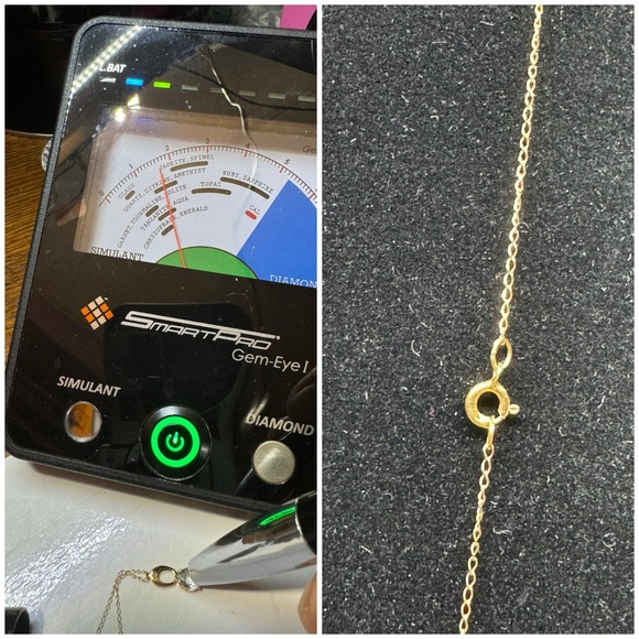 14KT Yellow Gold Solitaire Teardrop Aquamarine Pendant Necklace - Picture 7 of 8